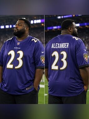 🆕 Nike Baltimore Ravens Jaire Alexander #23 Game Jersey NWT Men’s 3XL NFL